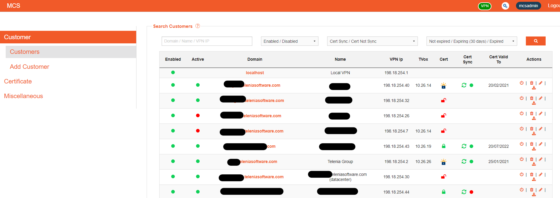 mcs_customer_list